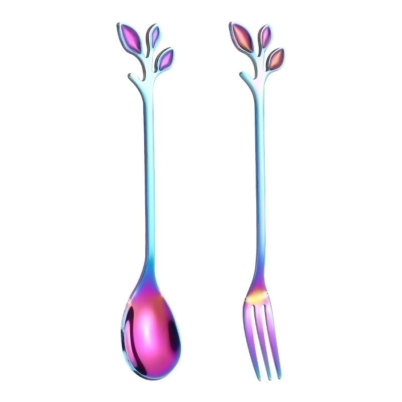 Elegant Floral Stainless Steel Spoon | Kitchen Utensils