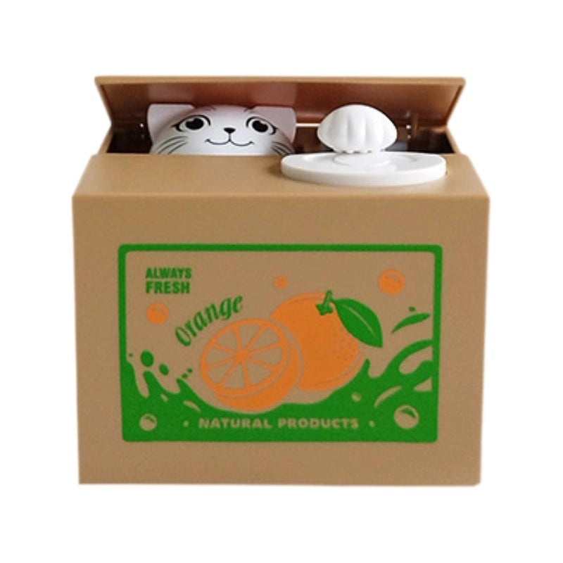Cute Cat Piggy Bank Toy Plastic Coin Collector | Kids Toys & Collectibles