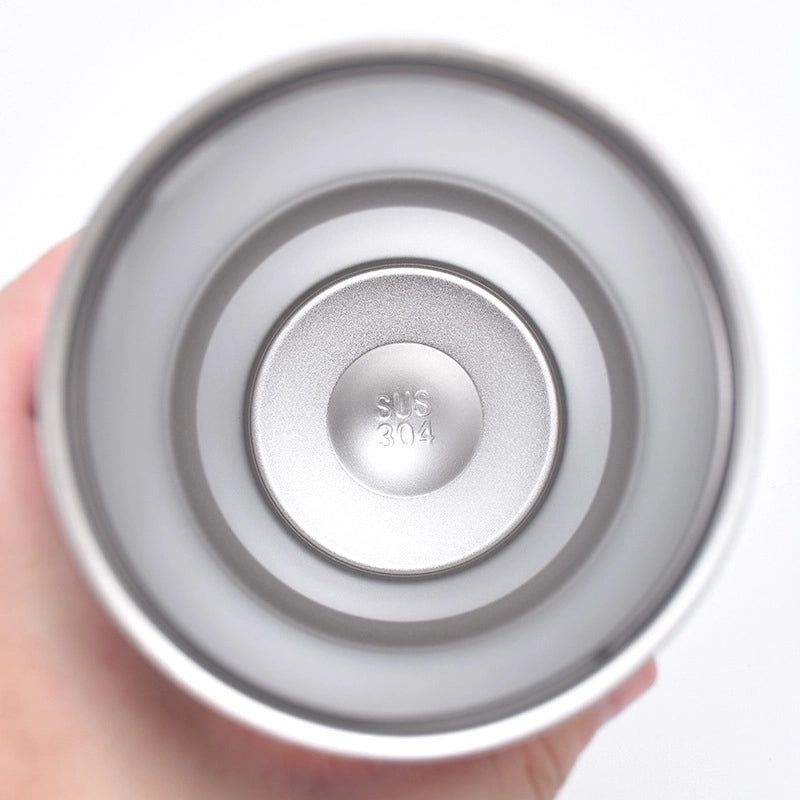 Solid Color 304/201 Stainless Steel Thermos Cup - Durable Casual Insulated Drinkware|Drinkware & Thermoses