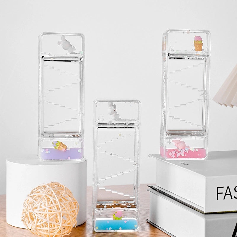 Creative Cartoon Liquid Oil Drop Ornament Transparent Acrylic Pressure Relief Craft|Home Decor Gifts