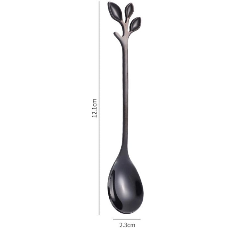 Elegant Floral Stainless Steel Spoon | Kitchen Utensils