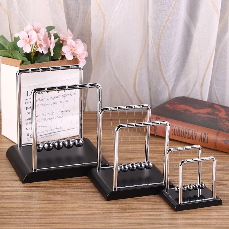 Newton's Cradle Desk Toy Stress Relief Educational Science Gift for Students | Educational Toys & Gadgets
