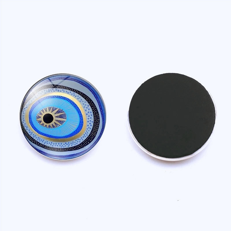 Evil Eye Refrigerator Magnets Blue Glass Crystals 25mm Turkey Magnetic Paper Holders|Home Decor & Kitchen Accessories