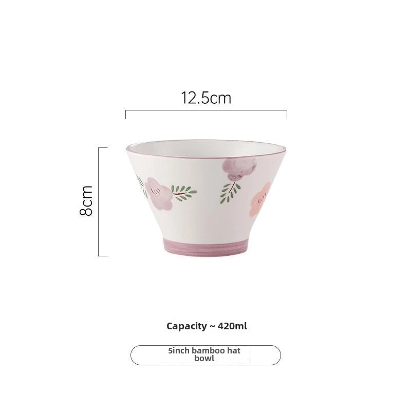 Purple Ceramic Bowl and Dish Set with Chopsticks | Kitchen & Dining