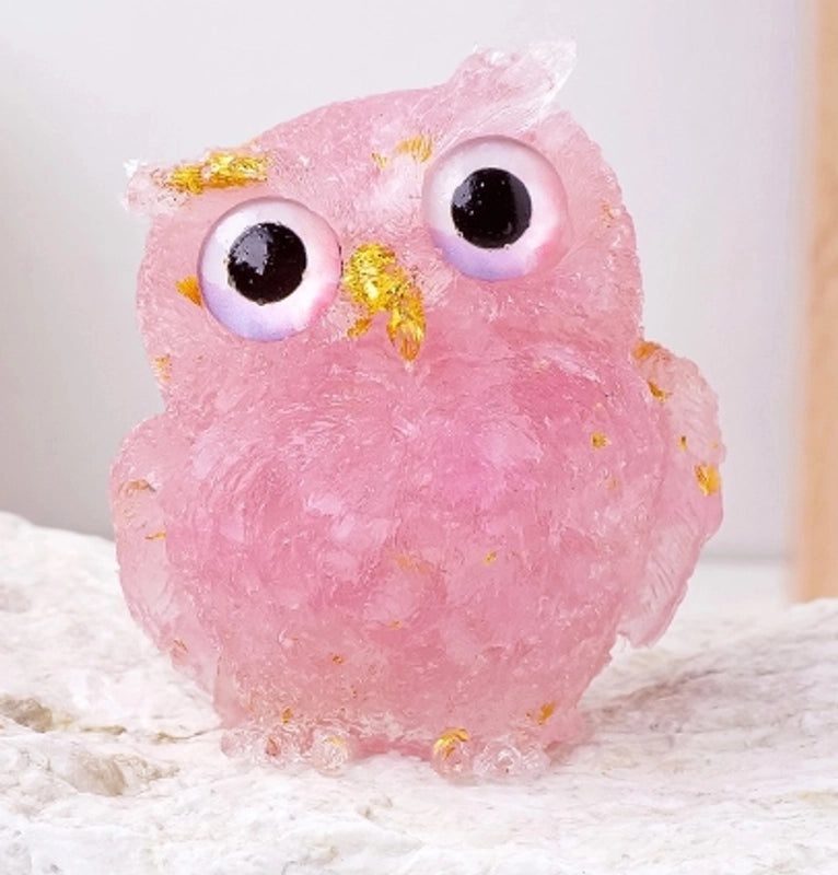 Minimalist Owl Crystal Figurine Decorative Ornament|Home Decor