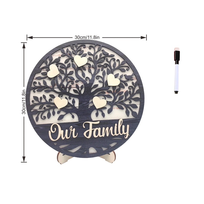 Elegant Wooden Letter Ornaments for Mother's Day | Home Decor & Gifts