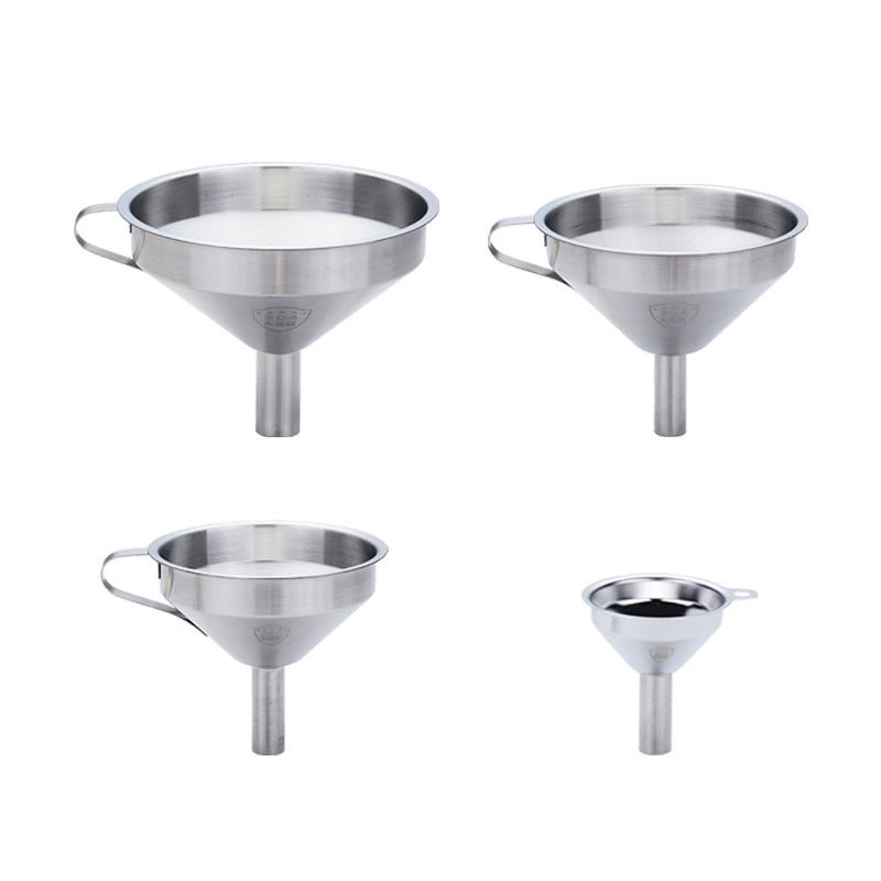 304 Stainless Steel Kitchen Funnel Thickened Oil and Wine Strainer Multi-Size Practical Gadget|Kitchen Tools & Gadgets