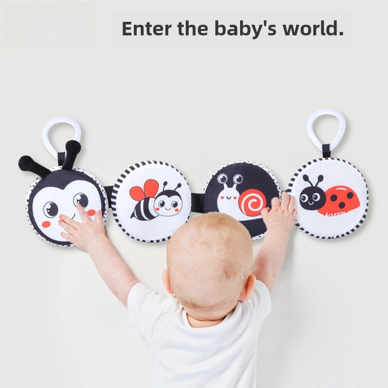 Aipinqi Baby Soft Cloth Book with Animal Designs Double-Sided Educational Toy for Crib or Bedside Use|Baby Toys and Early Learning