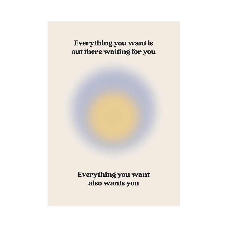 Modern Geometric Letter Canvas Wall Decor|Wall Art