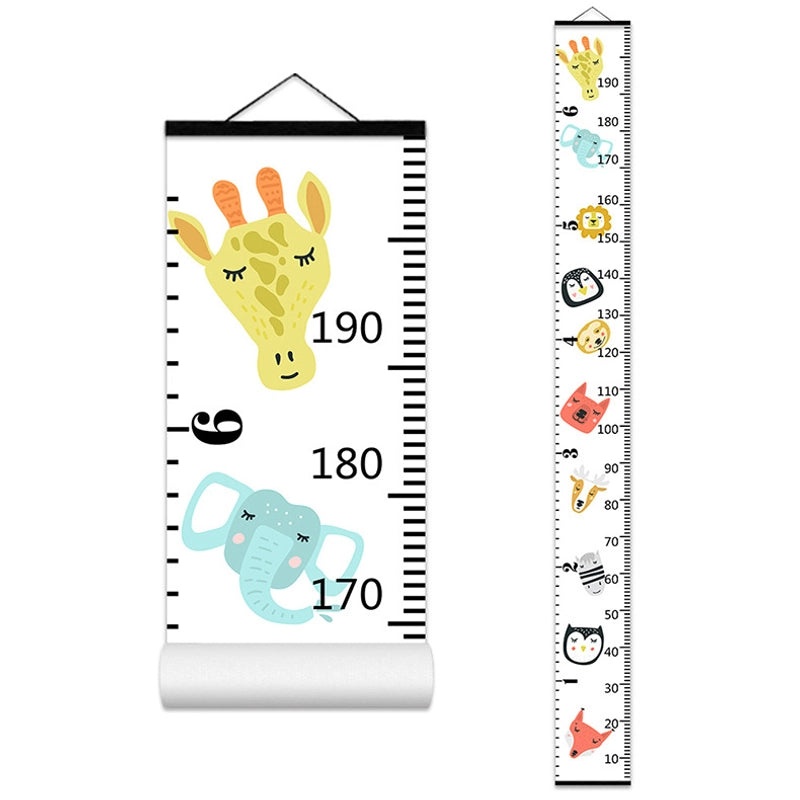 Nordic Kids Height Chart Wall Art | Decorative Growth Measurement for Children | Baby Height Sticker | Student Room Decor | Kids Growth Tracker|儿