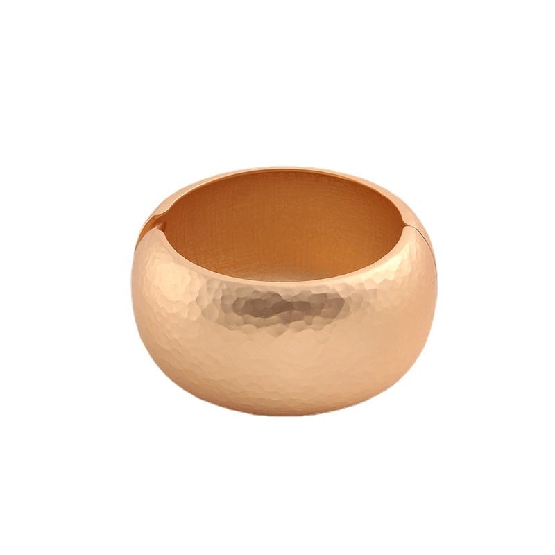 Matte Gold Silver Metal Curtain Buckle Wide Edge Beating Pattern Punch-Free Simple Luxury Curtain Strap|Curtain Accessories