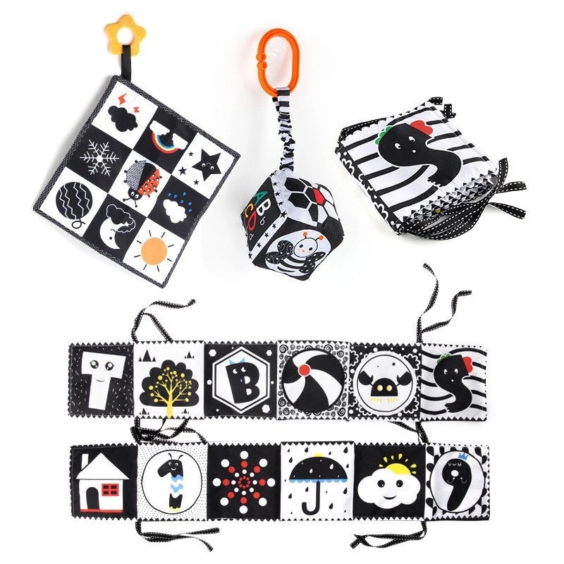 Soft Baby Fabric Book with Cartoon Designs|Baby Toys & Learning Books