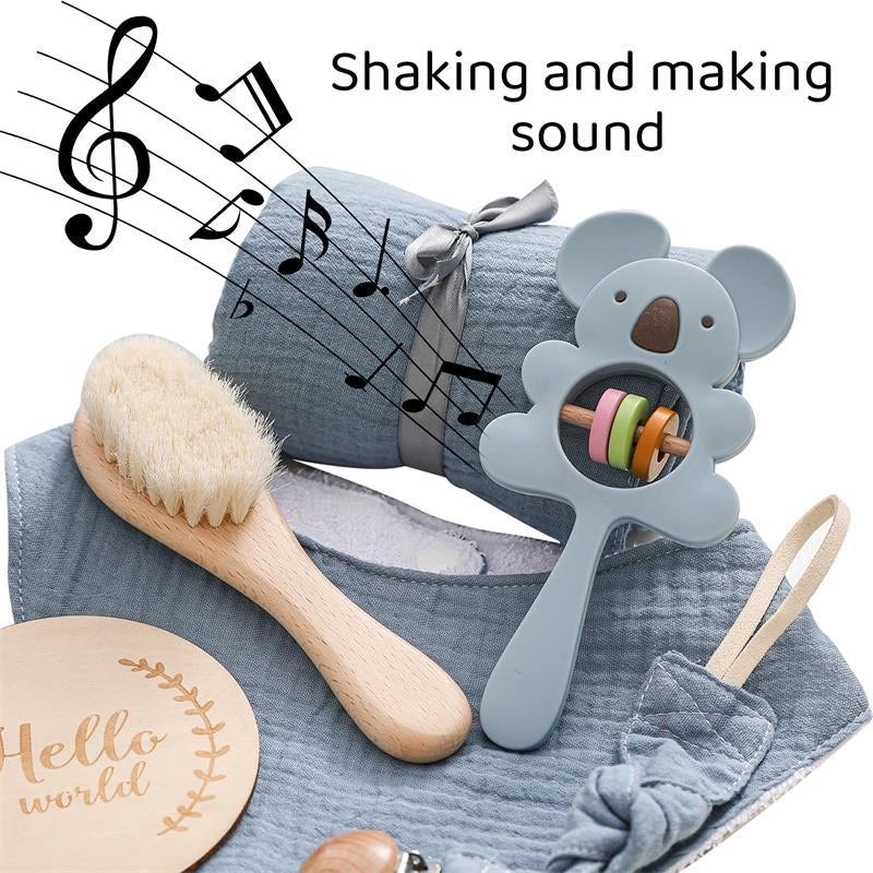 Nordic Style Baby Gift Set with Bath Towel Toy and Newborn Clothes for Water Play|Baby & Kids Accessories