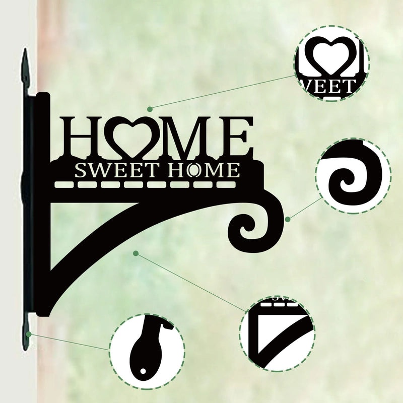 Metal Bird Cage Wall Hook for Hanging Plants and Baskets | Garden & Outdoor Decor