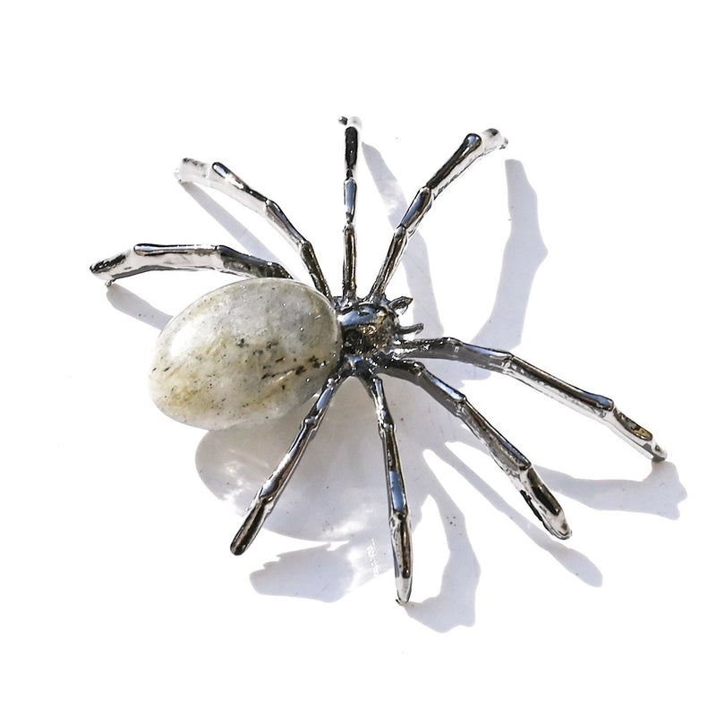 Halloween Spider Stone Ornaments Cool Novelty Artificial Decorations | Halloween Decorations