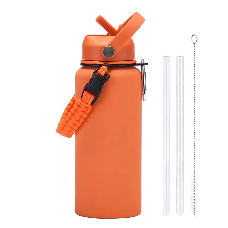 Stainless Steel Water Bottle Single Piece Casual Solid Color | Drinkware & Hydration
