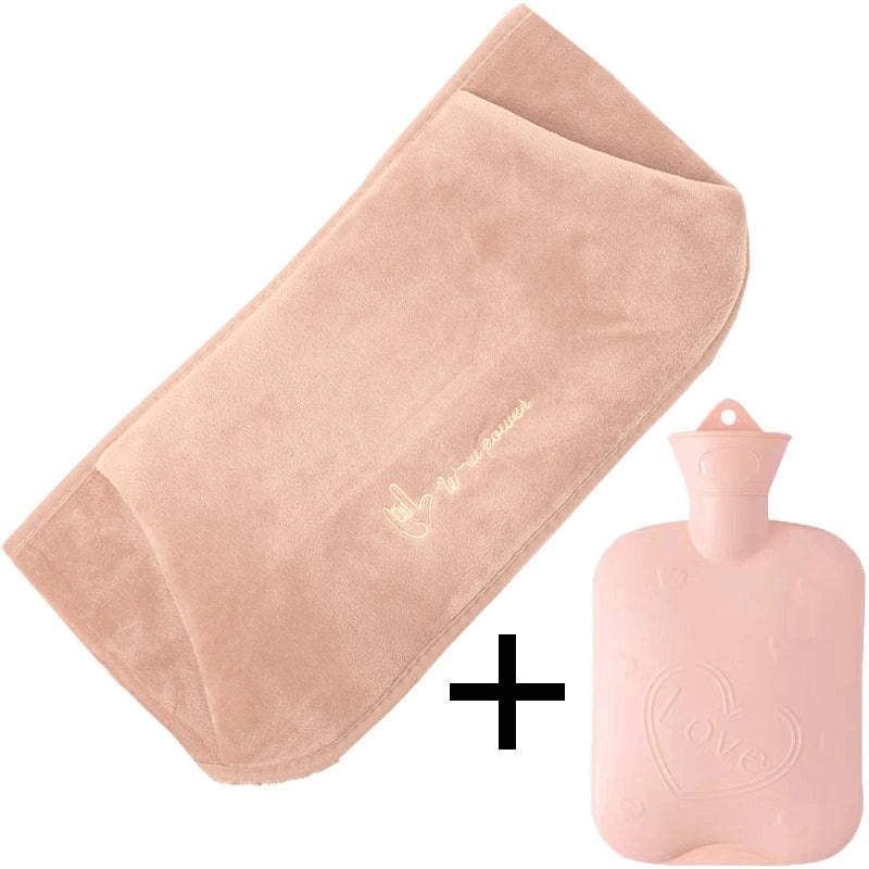 Plush Hot Water Bag with Protective Belt for Waist and Hands Warmth | Home & Personal Care