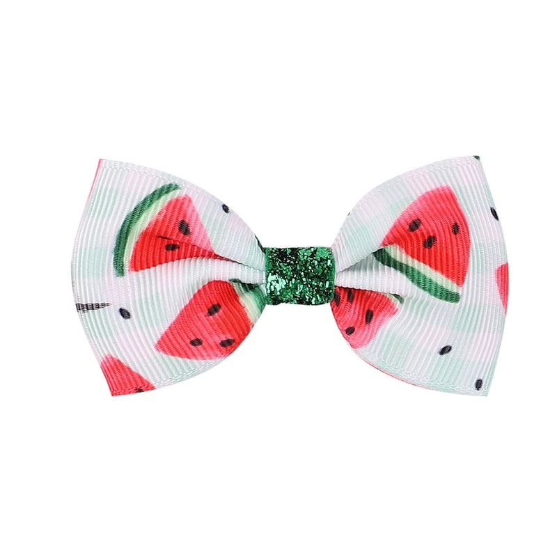Fruit Pattern Bow Hairpin Watermelon Hair Clip for Kids | Children's Hair Accessories
