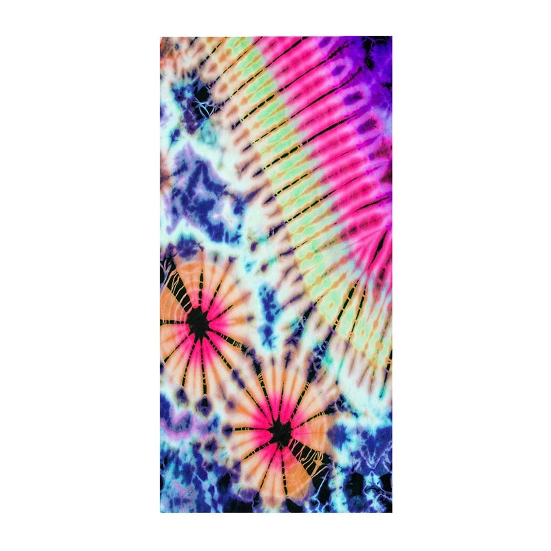 Microfiber Square Beach Towel with Tie-Dye 3D Digital Print | Beach Towels & Outdoor Accessories