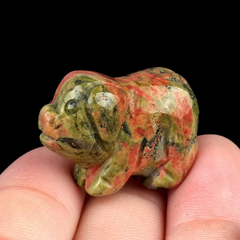 Adorable Animal-Shaped Natural Stone Crystal Decor | Home & Living Decorative Accents