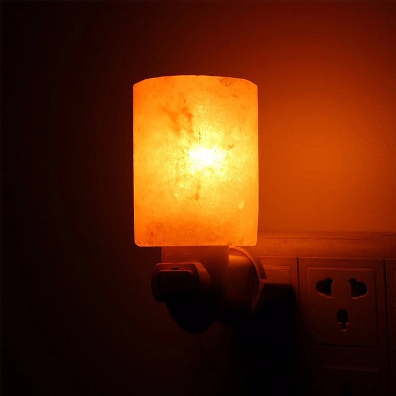 Himalayan Salt LED Night Light Minimalist Geometric Design Anniversary Birthday Gift | Home Decor Lighting