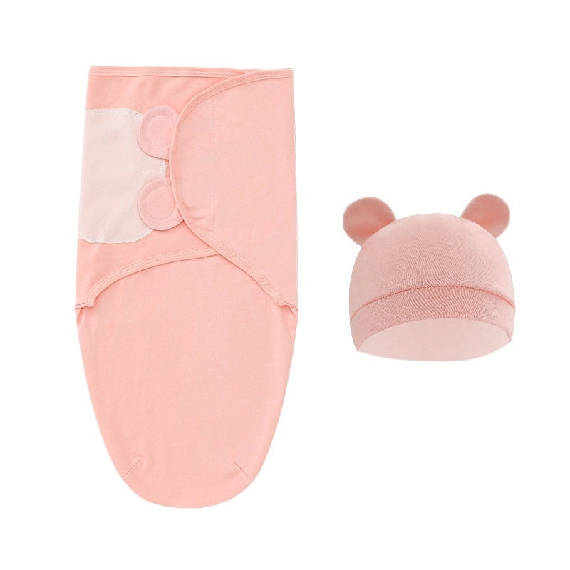 Newborn Baby Spring Sleeping Bag and Hat Set Soft Silkworm Fabric for Delivery Room 8304|Baby Clothing & Accessories