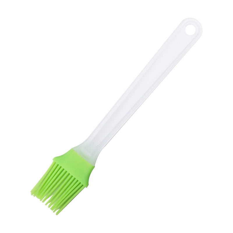 Small Silicone BBQ Oil Brush Non-Lint High Temp Baking Brush with Plastic Handle | Kitchen Tools & Accessories