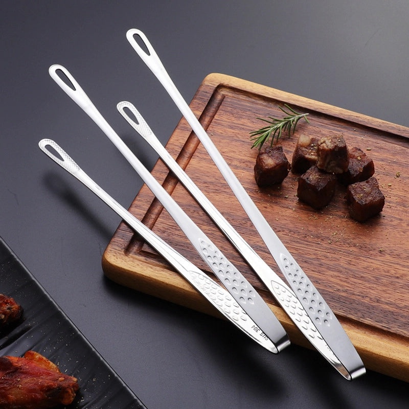 Korean Style 304 Stainless Steel Food Clips for Barbecue, Steak, Bread, Buffet | Kitchen Utensils & Gadgets