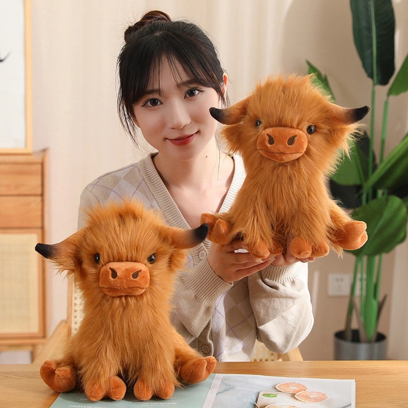 Soft Plush Cattle Toys Filled with PP Cotton for Kids | Stuffed Animals & Plush Toys
