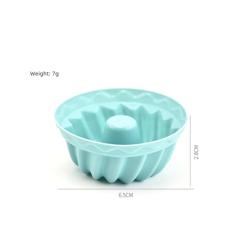 Silicone Muffin Cup Cake Mold for Baking Pudding Jelly DIY Tools | Kitchen Bakeware