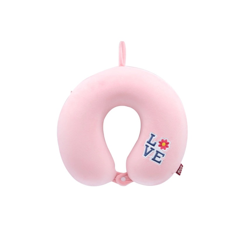 Cartoon Memory Foam U-Shaped Neck Pillow for Travel, Office, and Home | Travel Accessories