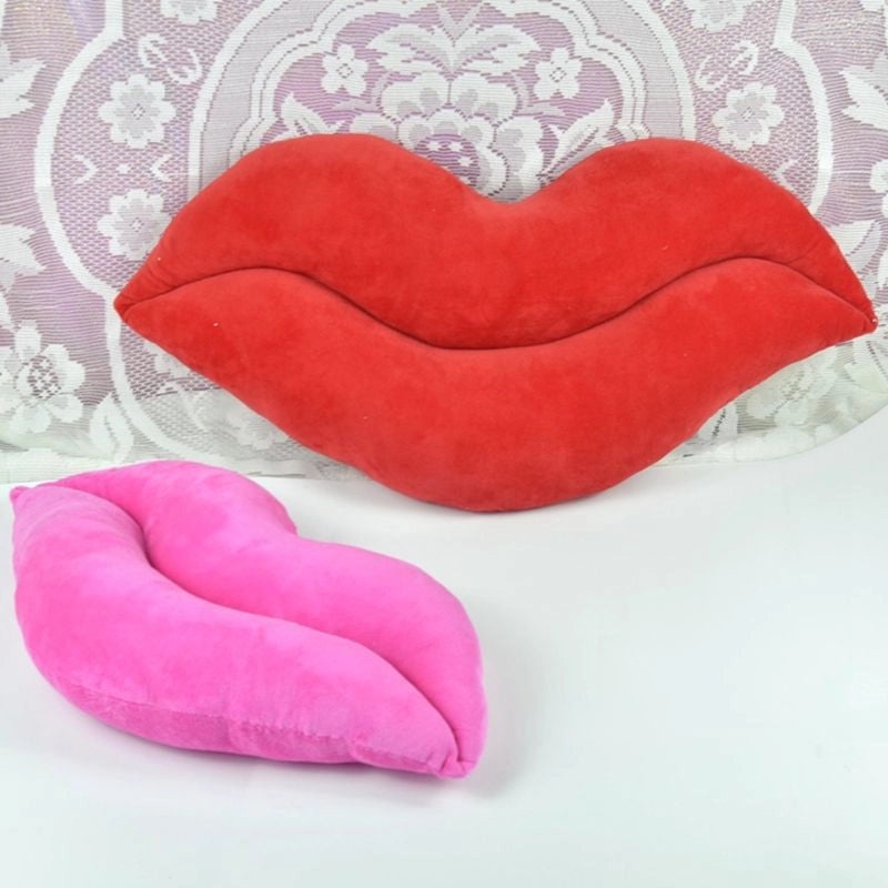 Cute Plush Doll with Lip Design | Soft Cotton Toy | Kids Accessories | Dolls & Toys