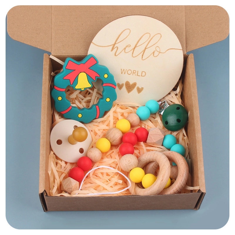 Christmas Cute Christmas Tree Santa Claus Snowman Baby Accessories Soft Beech Silica Gel Teethers|Baby Accessories