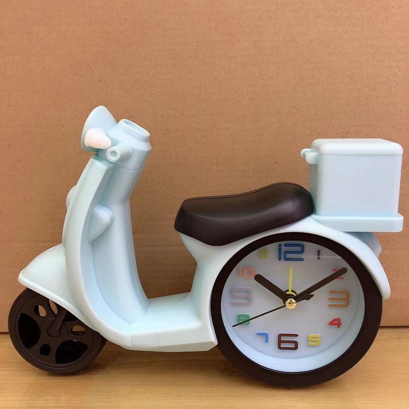 Retro Musical Instrument Train Bicycle Plastic Alarm Clock Decorative Ornament|Home Decor & Clocks