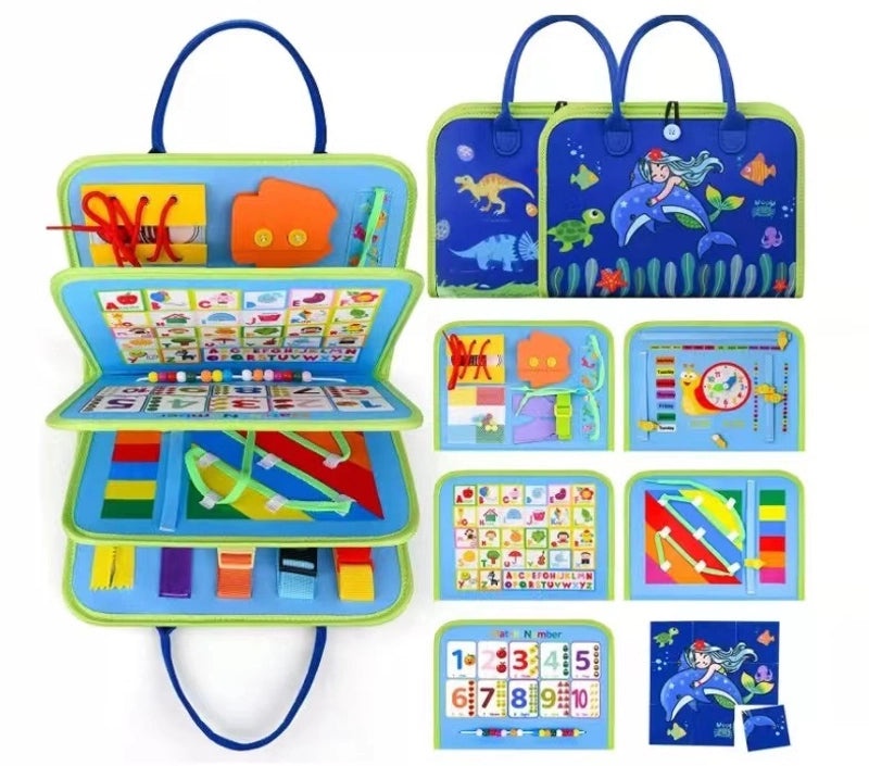 Soft Animal Felt Book for Toddlers 3-6 Years|Educational Baby Toys