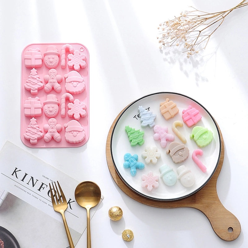 Christmas Cartoon Silicone Kitchen Mold for Baking | Kitchen & Dining Accessories