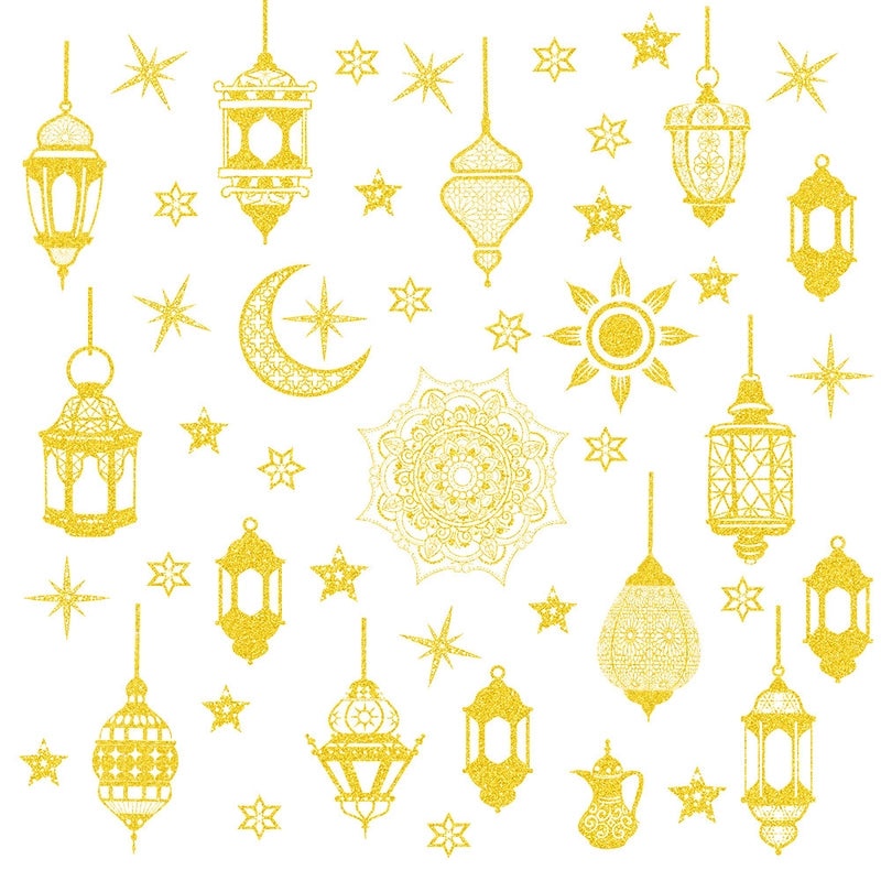 Elegant Casual Moon Letter PVC Wall Decal for Windows | Home Decor