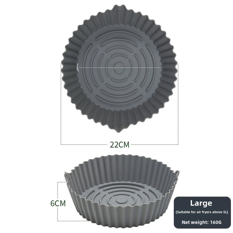 Silicone Air Fryer Cake Mold Round Cup DIY Baking Plate Mafen Cup Non-stick Silicone Pad|Kitchen & Dining Bakeware