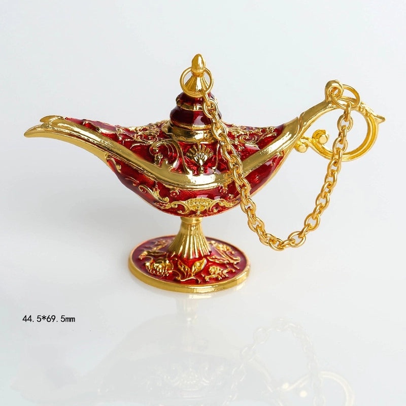 Vintage Magic Lamp Alloy Ornament Decorative Home Accent|Home Decor