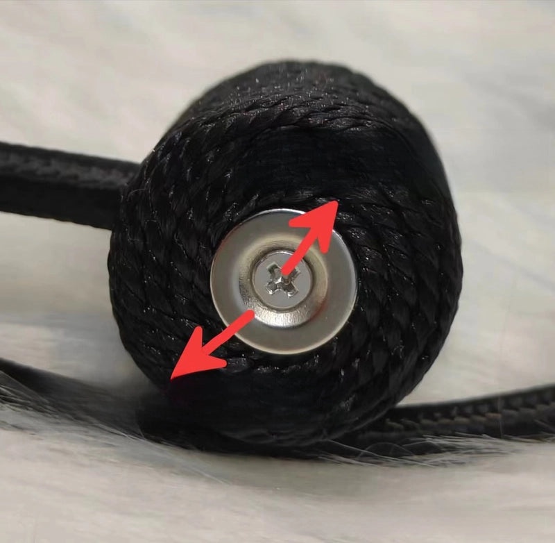 Punch-Free Magnetic Curtain Buckle Tie Rope Accessory for Headphones with Cylindrical Design | Home Decor Accessories