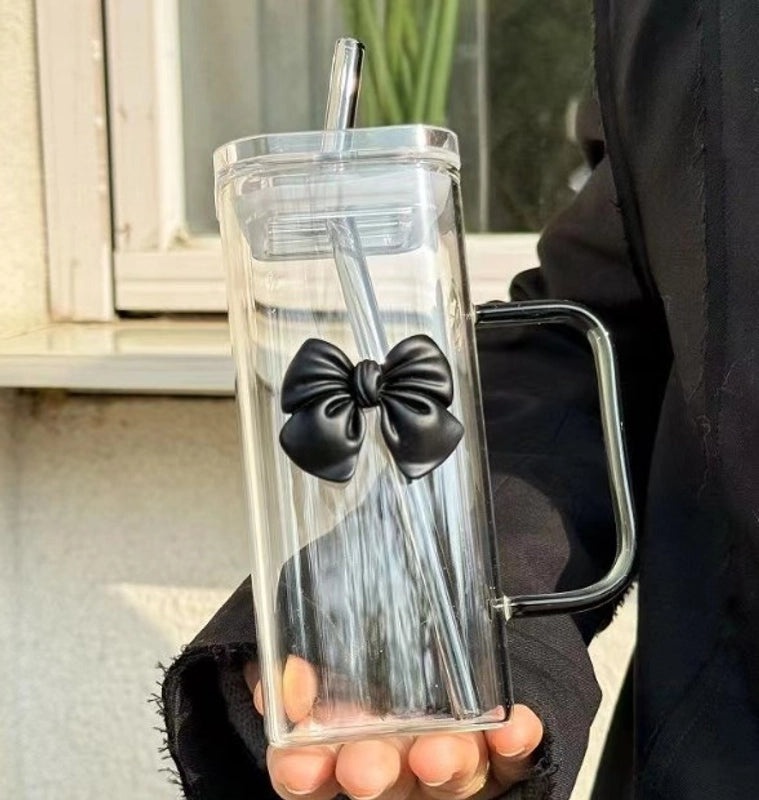 Stylish Solid Color Glass Water Bottle for Everyday Use 1 Piece|Home & Kitchen > Drinkware > Water Bottles