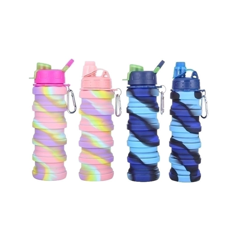 Camouflage Pattern Silicone Water Bottles | Drinkware & Hydration Accessories