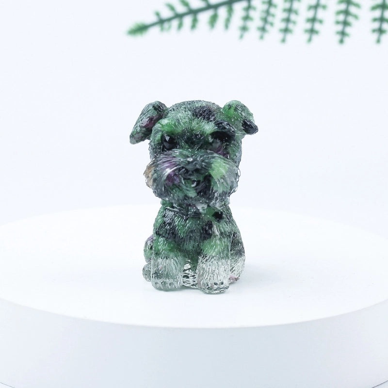 Adorable Dog Shaped Crystal Figurines for Home Decor|Decorative Figurines