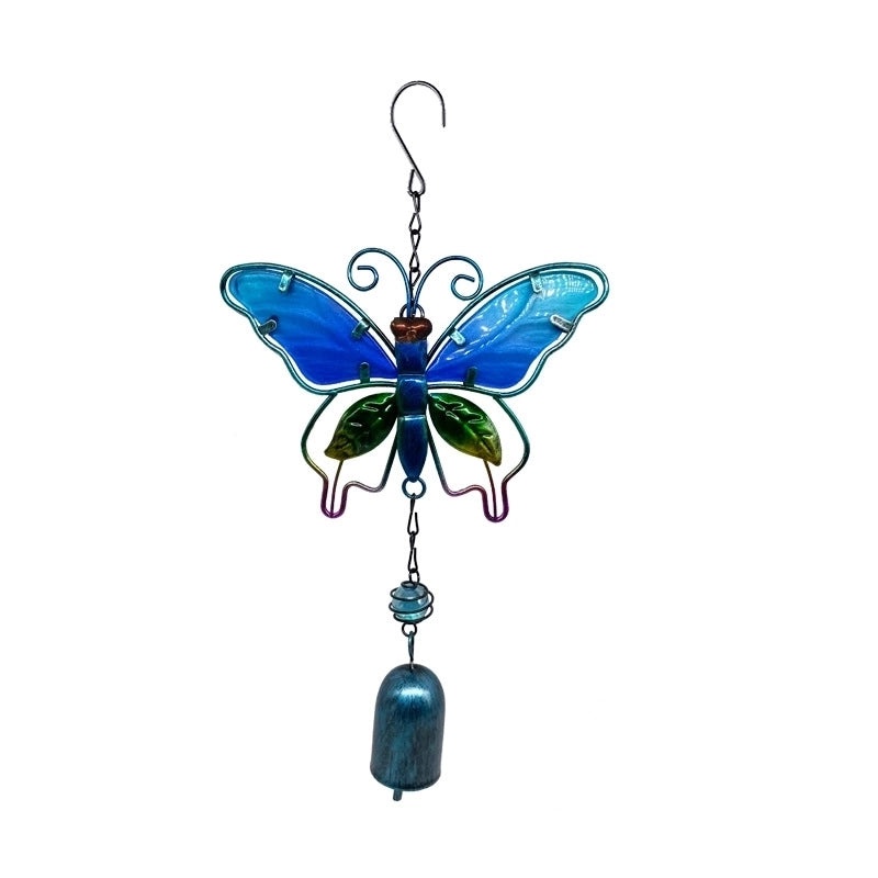 Whimsical Butterfly Metal Wind Chime Wall Decor|Outdoor Garden Hanging Ornaments