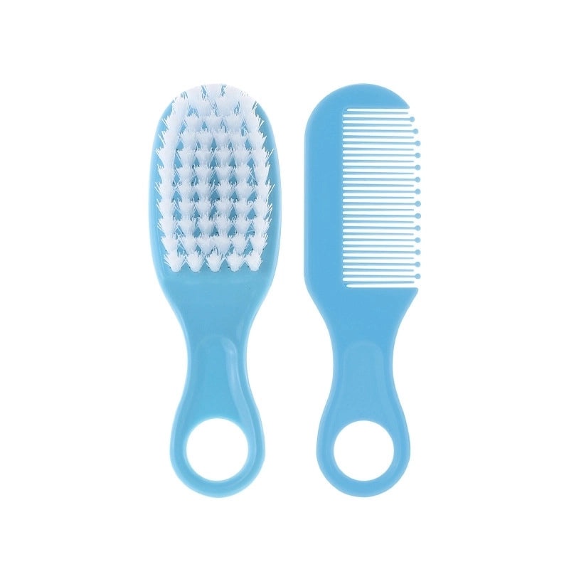 Simple Solid Color Plastic Baby Hair Comb | Baby Care Accessories