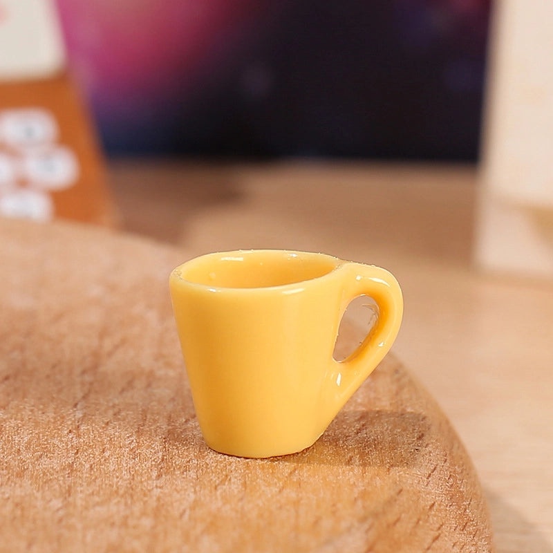 Cute Cartoon Cup Resin Miniature Ornaments for Home Decor|Home & Living Decorations