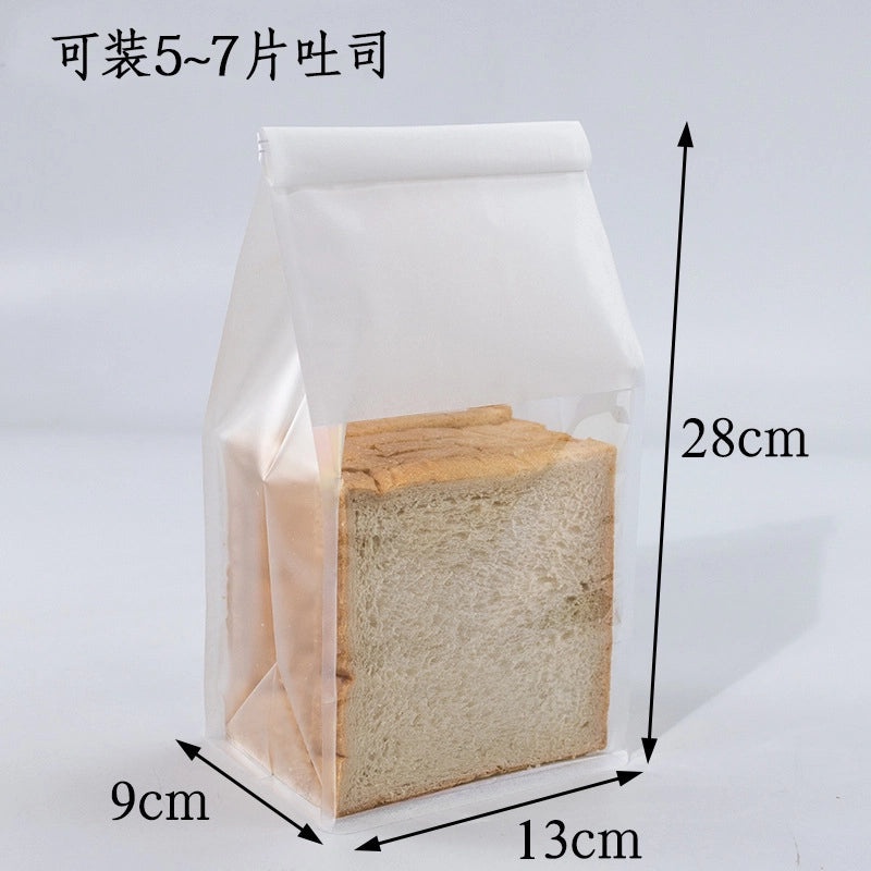 Disposable Sealed Bread Bags for Baking Food Packaging Oil-proof Paper Toast Sandwich Donut Cookie Bags|Kitchen Storage Bags