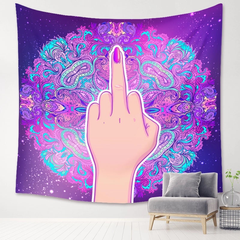 Mushroom Themed Wall Tapestry for Home Decor | Home Decor & Wall Art