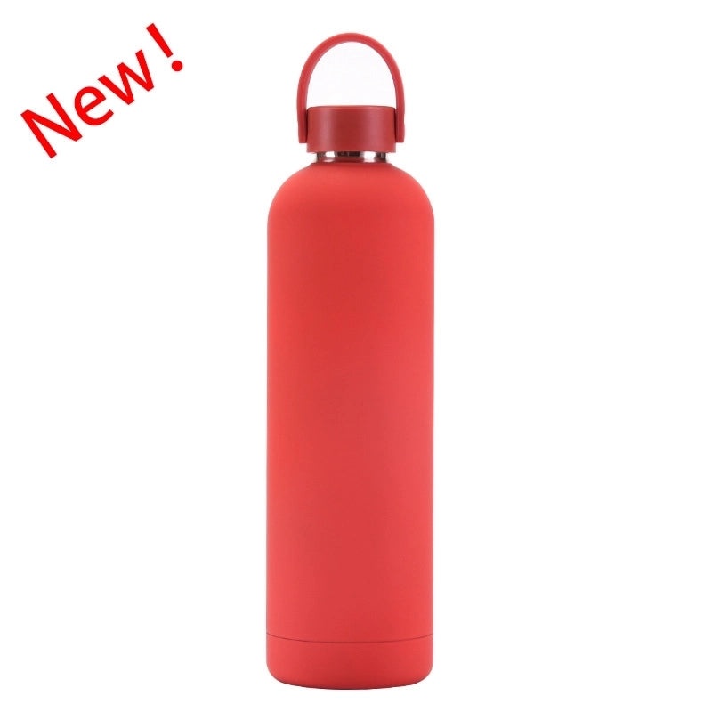 Stainless Steel Water Bottle Single Piece Casual Solid Color | Drinkware & Hydration