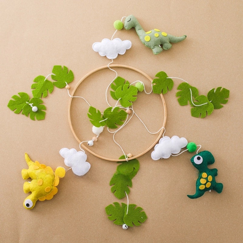 Forest Dinosaur Baby Bed Bell Rattle Hanging Toy for Newborns 0-1 Years Old | Baby Toys & Rattles